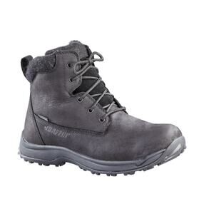 Baffin Mens Truro Boots Black Leather Felt Collar Size 10 NIB Weatherproof Comfy